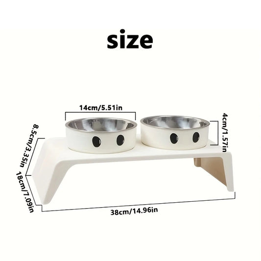 Elevated Dual Pet Feeder