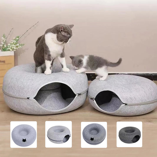 Donut Cat Bed & Tunnel