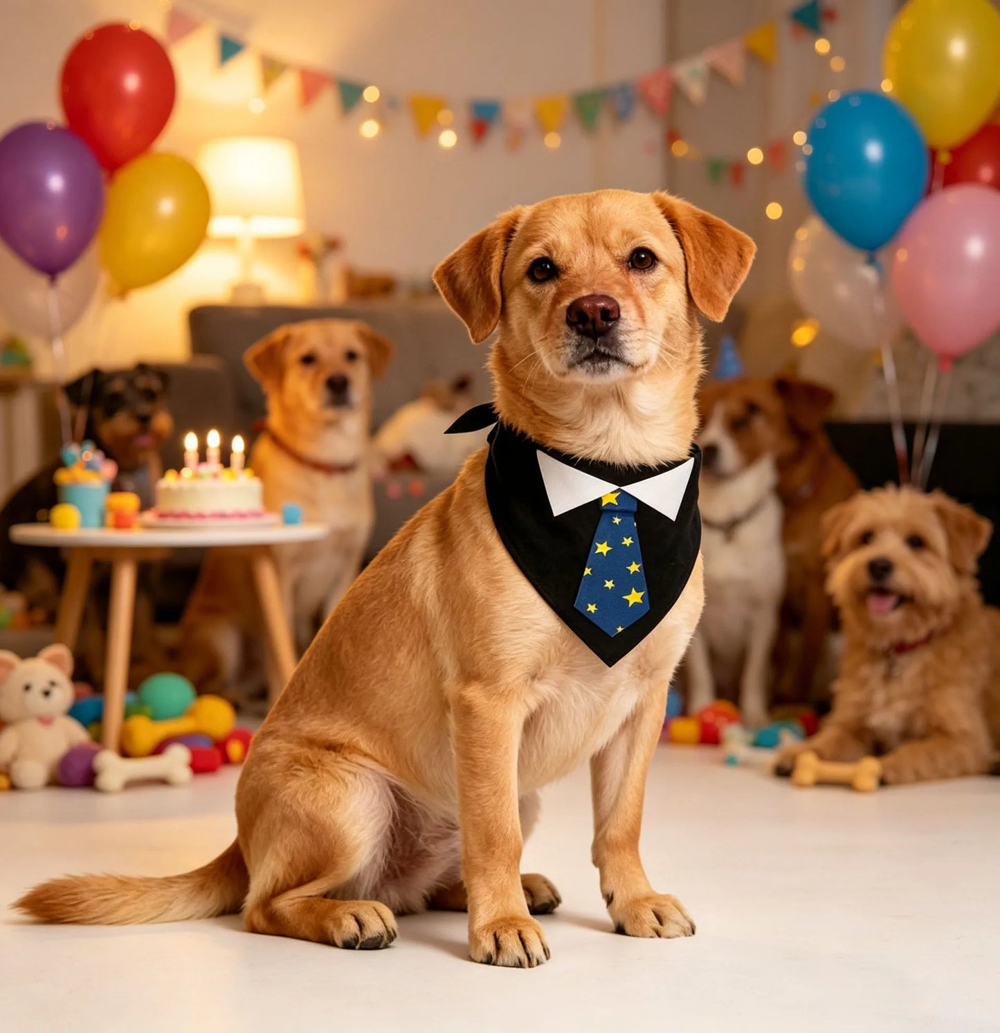 Tuxedo Bandana with Bow Tie