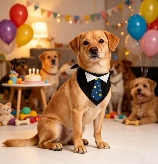 Tuxedo Bandana with Bow Tie