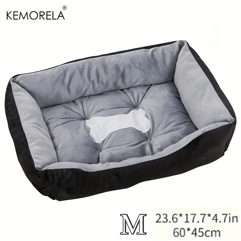 Orthopedic Plush Dog Bed
