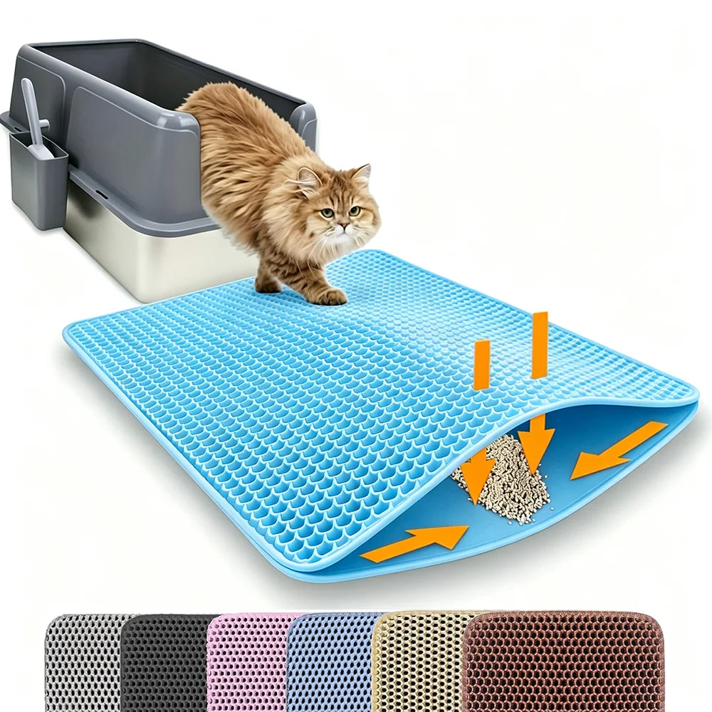 Double-Layer Litter Trapping Mat