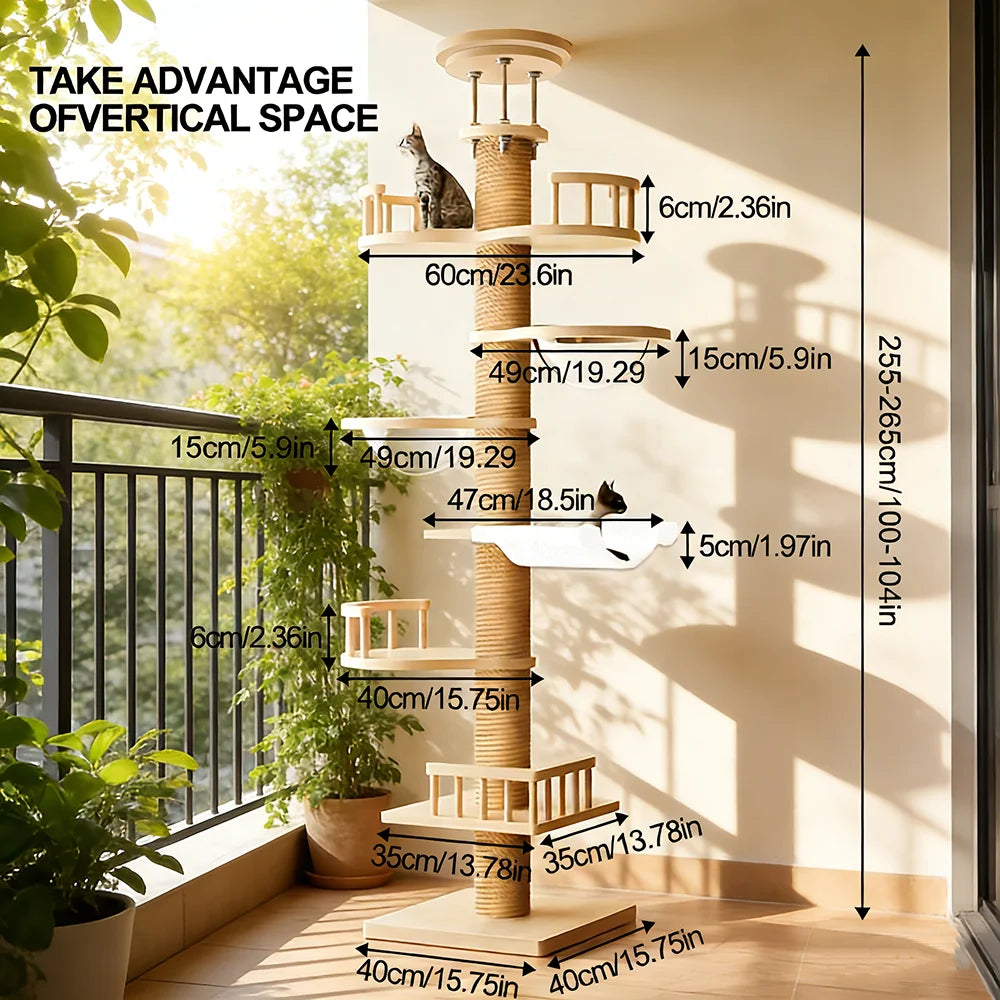 Multi-Level Cat Tree Tower