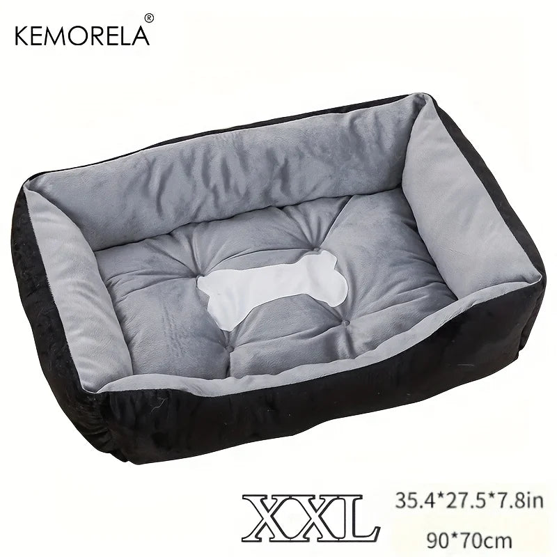 Orthopedic Plush Dog Bed
