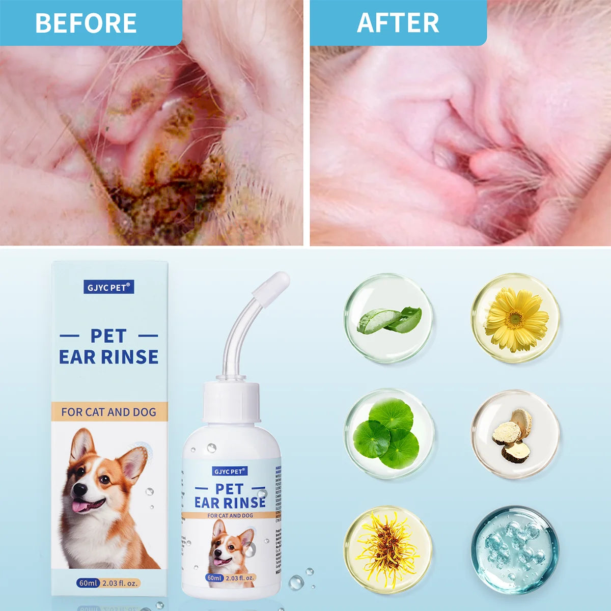 Gentle Pet Ear Cleaner