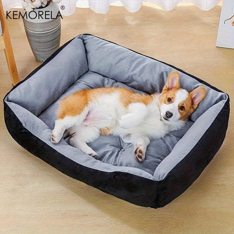 Orthopedic Plush Dog Bed