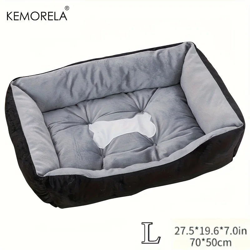Orthopedic Plush Dog Bed