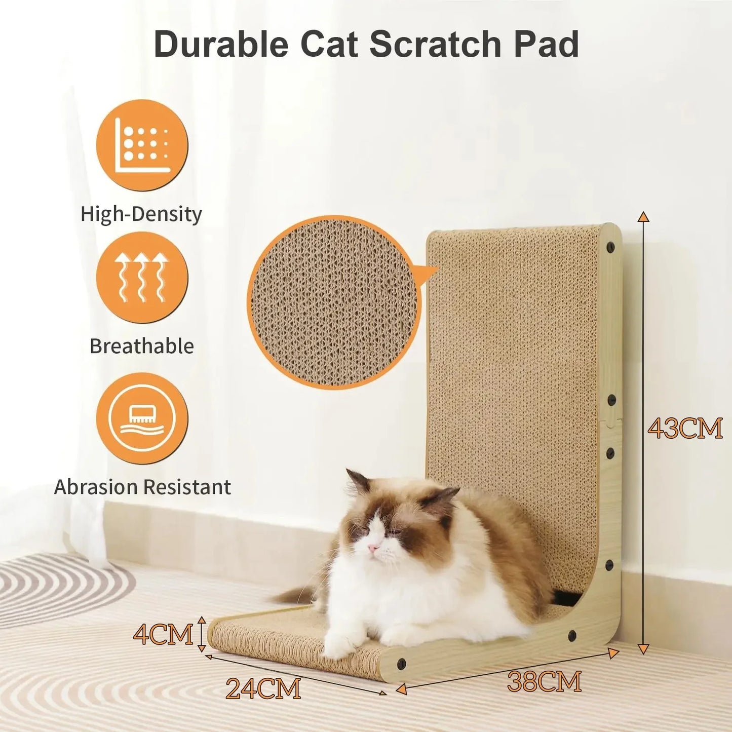 L-Shape Cat Scratcher