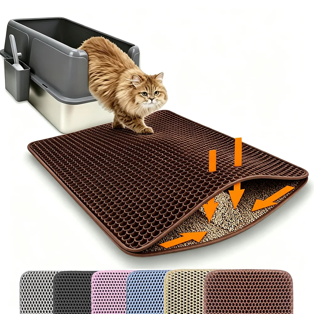 Double-Layer Litter Trapping Mat