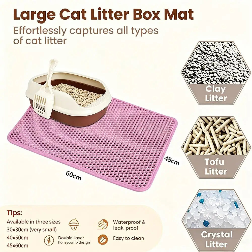 Double-Layer Litter Trapping Mat
