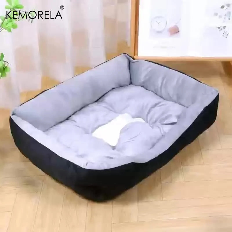 Orthopedic Plush Dog Bed