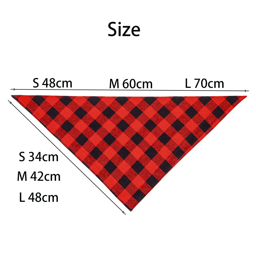 Plaid Dog Bandana