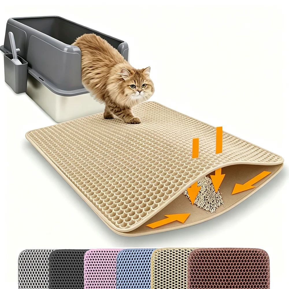 Double-Layer Litter Trapping Mat