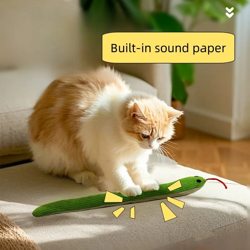Crinkle Snake Cat Toy