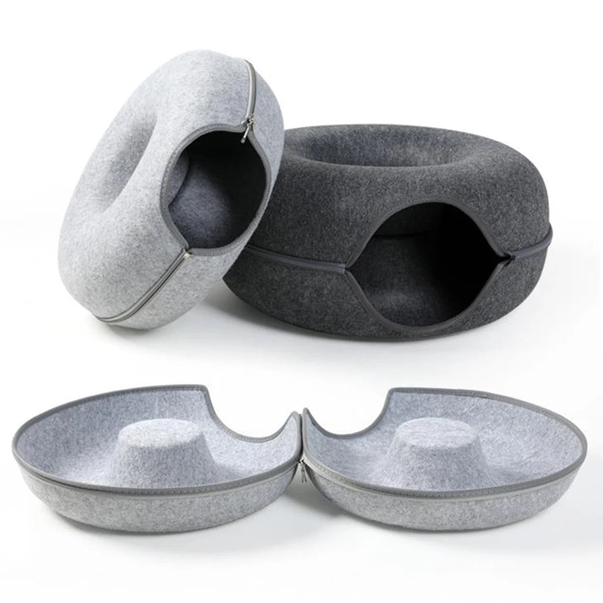 Donut Cat Bed & Tunnel