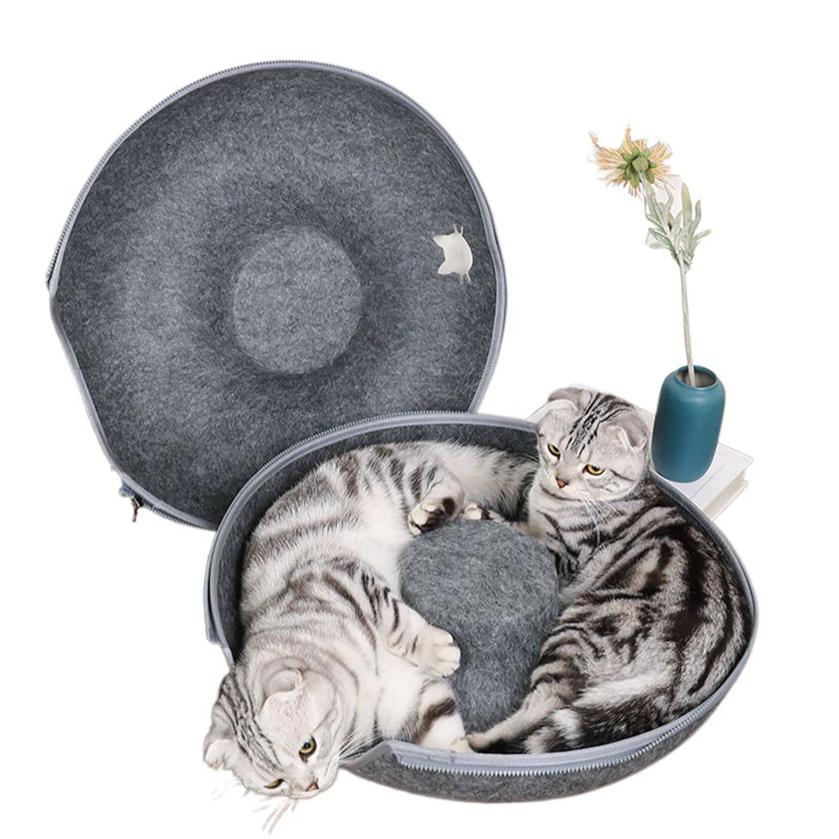 Donut Cat Bed & Tunnel