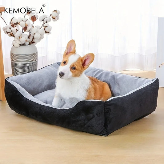 Orthopedic Plush Dog Bed