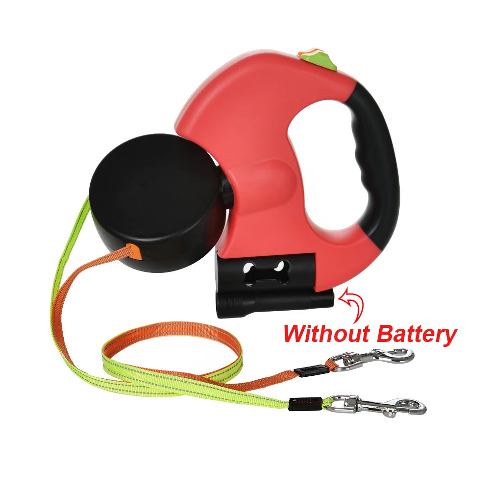 Retractable Dual Dog Leash
