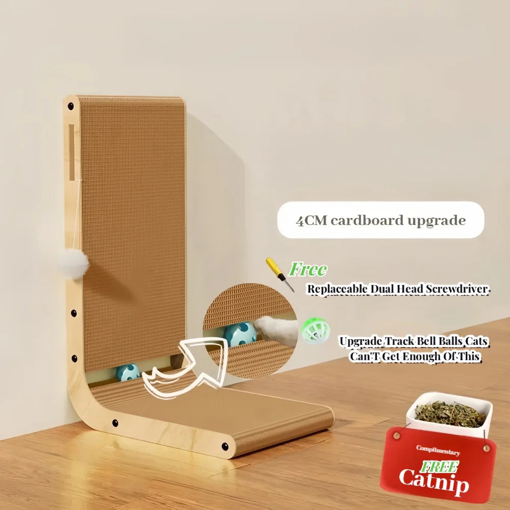 L-Shape Cat Scratcher