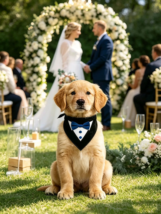 Tuxedo Bandana with Bow Tie