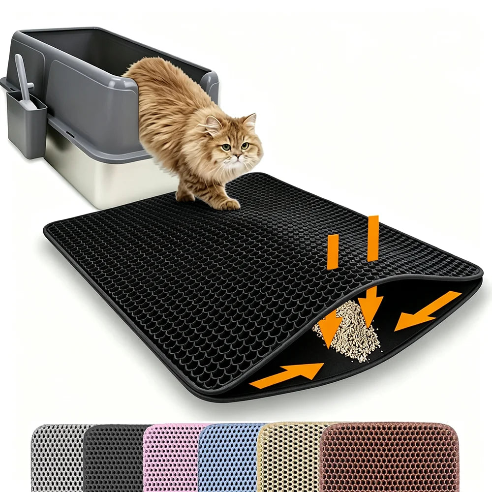 Double-Layer Litter Trapping Mat