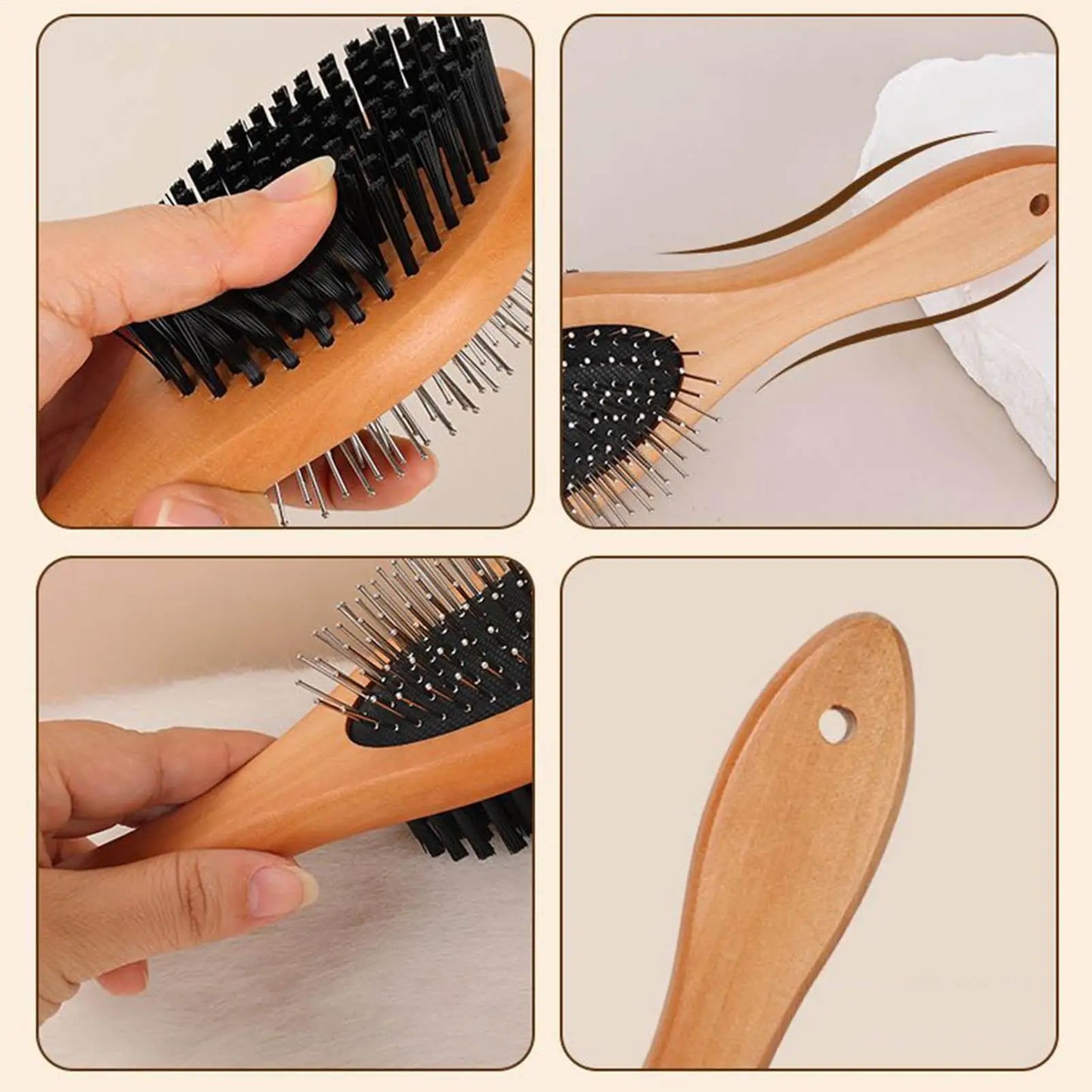 Double-Sided Needle Brush