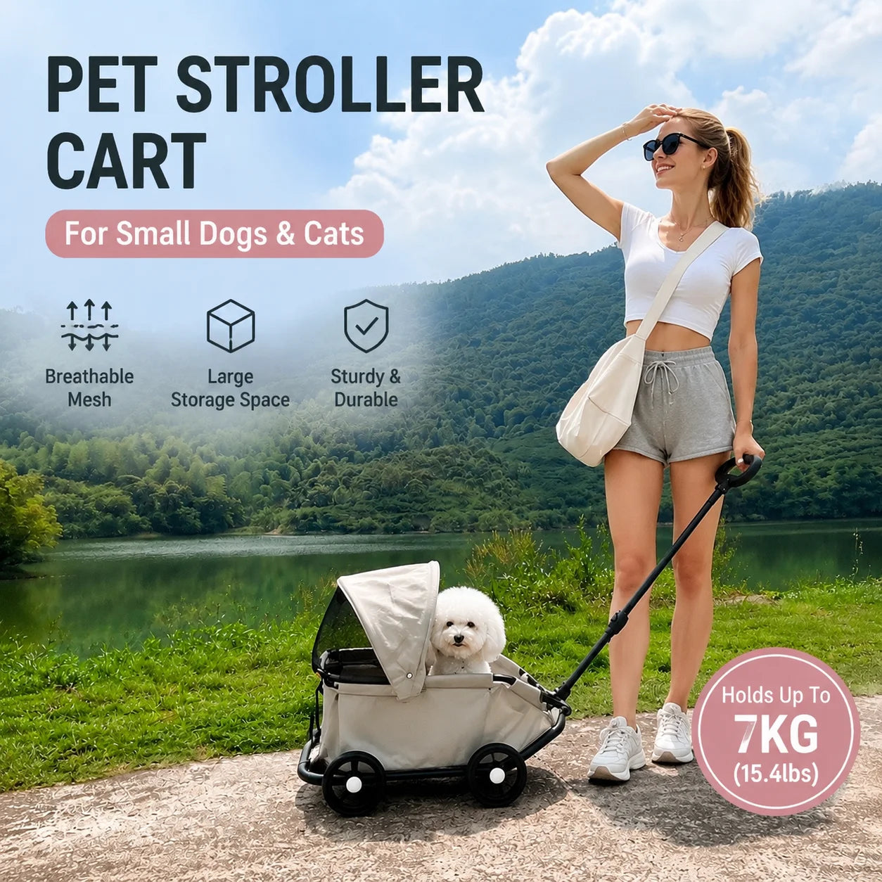 Foldable Pet Stroller
