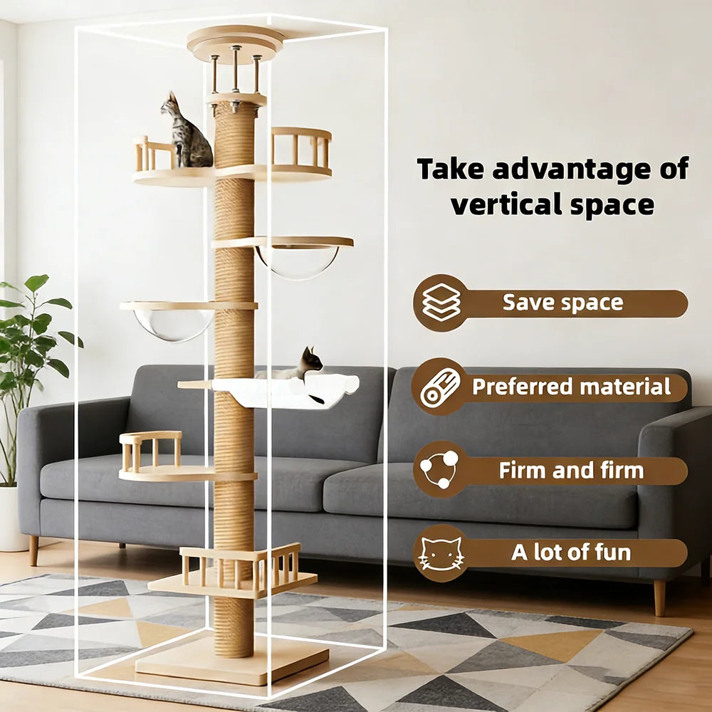 Multi-Level Cat Tree Tower