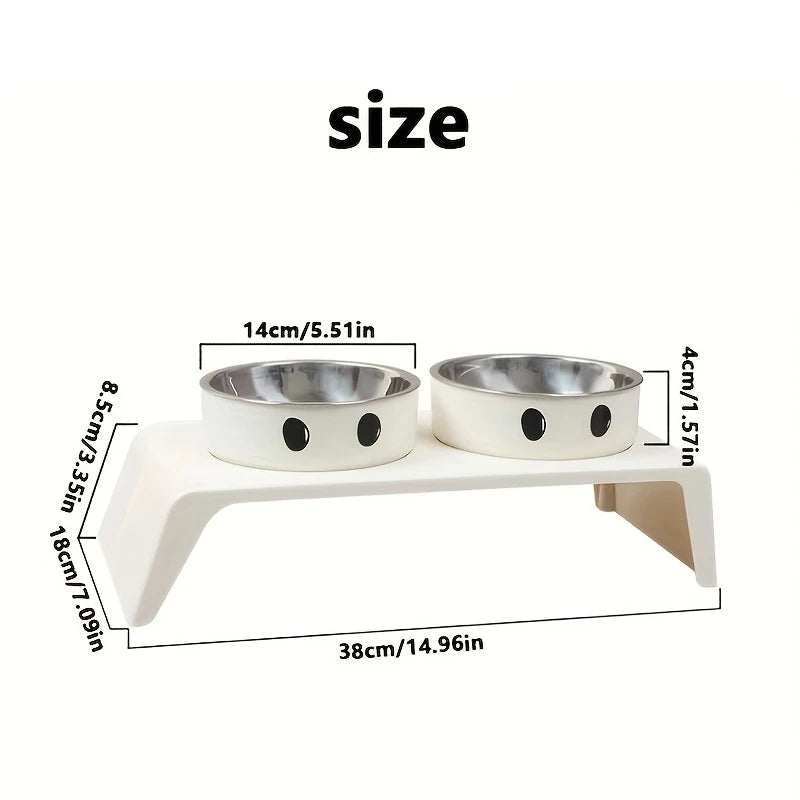 Elevated Dual Pet Feeder