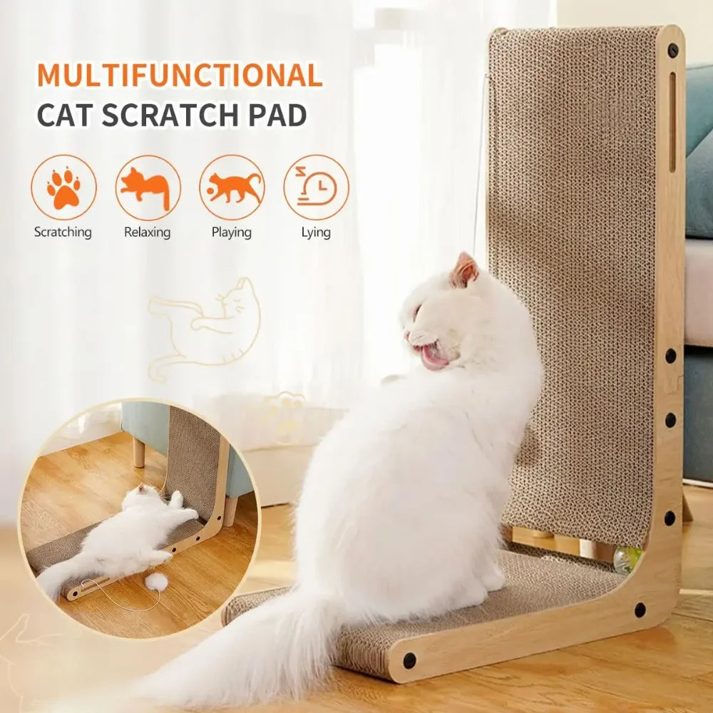 L-Shape Cat Scratcher